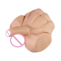 Muñeca Sexual Masculina Netphi con Vagina Realista, Dildo, Torso Suave, Juguetes Sexuales para Adultos, Masturbador Anal Ajustado para Mujeres, Piel Suave Impermeable
