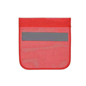 Флажок безопасности для грузовиков и прицепов увеличенного размера из оранжевой сетчатой ткани на заказ с отражающей лентой - Product Image 1