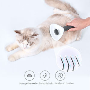 Spazzola per Animali Domestici Personalizzata all'Ingrosso, Pettine Massaggiante in Plastica con Denti Lunghi, Strumento Anti-Caduta Lavabile e Autopulente per Cani e Gatti - Product Image 6