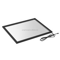 Pantalla Táctil Infrarroja con Interfaz USB de Tamaño Personalizado, Panel Interactivo de Vidrio Templado de 10 Puntos, Monitor LCD LED para Uso Industrial