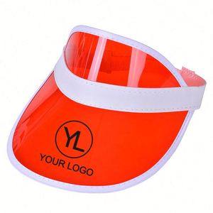 Gorra de PVC Transparente Personalizada con Logotipo, Varios Colores, Económica, Deportiva, de Verano, con Visera para el Sol, Protección UV, Cierre Elástico - Product Image 5