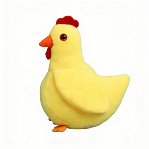 Juguete de peluche de pollo amarillo, animal de peluche suave de 31cm-50cm para niños de 2 a 4 años, juguete de animales de granja unisex - Product Image 6