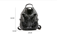 Sac à dos Niche Y2K de forme irrégulière unique, style punk urbain, sac quotidien unisexe
