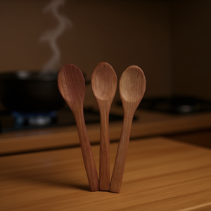 Wooden Spoon 13Cm Set Of 3 For Cooking And Serving Utensils - Product Image 3