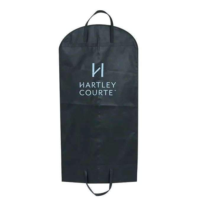 Garment Hang Up Dress Clothing Zipper Dust Suit Cover Bag With Logo