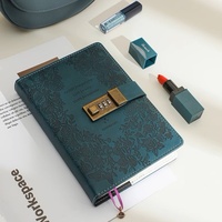 Calendrier de planification annuel A5 avec verrouillage à code pour les agendas et journaux pour filles