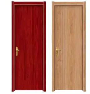 915*2135*2.5mm hdf 850*2150mm kayu merah aluminium dicetak kulit pintu dari Cina lokakarya tekan panas