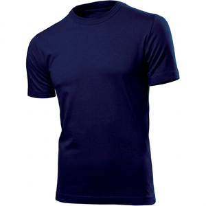 Camisetas Personalizadas para Hombre, 100% Algodón, Cuello Redondo, Diseño Liso, Transpirables, Manga Corta, Lavables a Máquina, Servicio OEM Disponible - Product Image 1