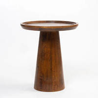 Ensemble de 3 tables basses gigognes en bois de manguier, fabriquées à la main, modernes, écologiques, légères, faciles à assembler, pour le salon