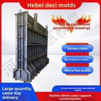 Moule préfabriqué en acier pour mur en béton, mur pare-feu en béton préfabriqué, coffrage pour mur de soutènement, vente en gros d'usine OEM ODM