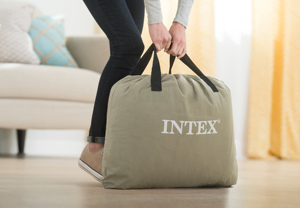 Colchón Inflable INTEX 64132 para Acampar al Aire Libre, con Tecnología Fiber-Tech, Plegable, Doble, con Reposacabezas, para Sala de Estar - Product Image 5