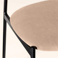 Couleurs/tissus personnalisés pour la maison, café, ensemble de 2 chaises de salle à manger modernes en velours, rembourrage ergonomique en éponge haute densité, pieds en métal noir