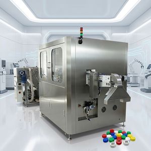 Système de codage laser UV automatique pour bouchons de lait avec inspection visuelle, vérification OCR et rejet pour la traçabilité laitière - Product Image 2