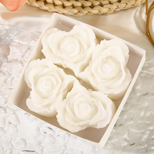 <span class=keywords><strong>Bougie</strong></span> parfumée à la <span class=keywords><strong>rose</strong></span> comme souvenir, bougies romantiques, bougies parfumées, fleurs, Saint-Valentin - Product Image 2