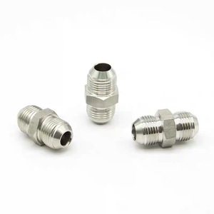 304 thép không gỉ 74 ° jic nam Flare x 1j ống thủy lực phù hợp, đôi cuối DIN 2353 chủ đề bên ngoài với con dấu hình cầu - Product Image 4