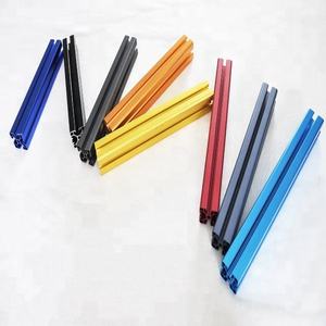 โปรไฟล์อะลูมิเนียมสี  แบบรีดขึ้นรูป  ขนาดสั่งทำพิเศษ  รางโครงสำหรับตู้โชว์  ป้องกันหน้าต่าง - Product Image 1