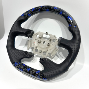 Volant en fibre de carbone forgée pour Ford Falcon BA <span class=keywords><strong>BF</strong></span> XR6 XR8, personnalisable, cuir perforé, vente directe usine - Product Image 4