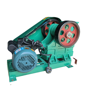 Mini concasseur à mâchoires 100X60, machine électrique de broyage de roche pour le broyage de minerai, de scories, de charbon et de pierres, 220V - Product Image 3