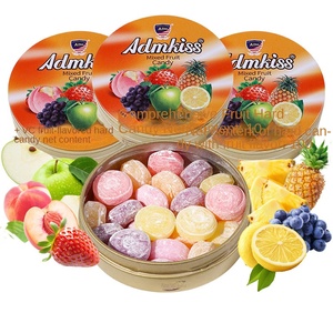 ADM Comprehensive 100g Hard Candy Fruity Ball Lollipops Snacks dulces para niños Bolsas a granel para envío diario informal al por mayor - Product Image 5