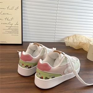 Zapatillas de Skate Versátiles de Diseño Novedoso 2026 para Mujer, Estilo Casual Urbano, Retro Harajuku, Tipo Pan - Product Image 5
