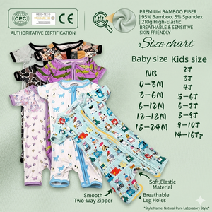 DH ODM - Caja Misteriosa de Bambú para Niños, Paquete de Mamelucos con Cierre para Bebés, Estilo Aleatorio, Listo para Enviar, Logotipo Personalizado - Product Image 3