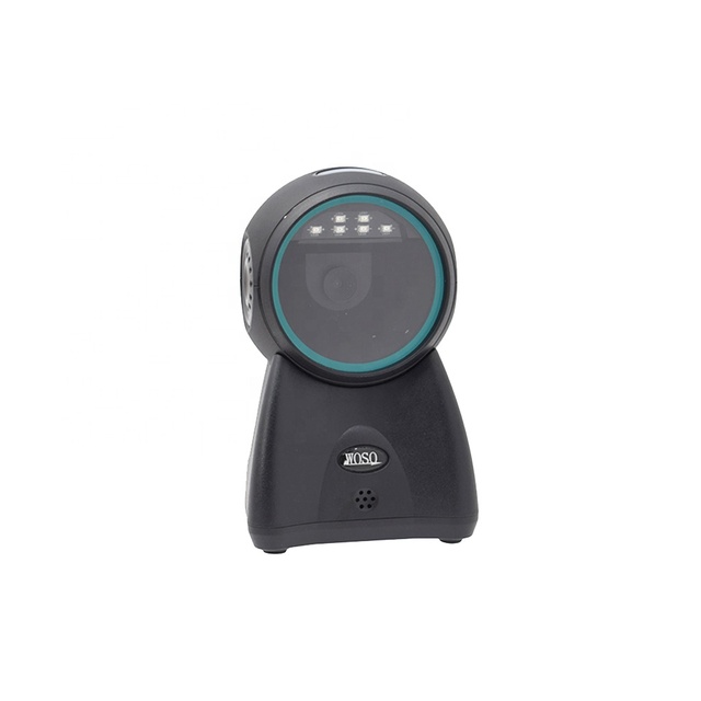 Wireless 2D Omni-Directional Desktop Barcode Scanner Reader Hands Free 1D 2D QR Code Scanner for POS Retail Supermarket Checkout