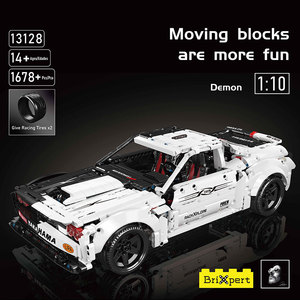Mould King 13128, Juguete <span class=keywords><strong>de</strong></span> Bloques <span class=keywords><strong>de</strong></span> Construcción <span class=keywords><strong>de</strong></span> Coche Plotter a Escala 1/10, Bloques <span class=keywords><strong>de</strong></span> Construcción DIY, Modelo <span class=keywords><strong>de</strong></span> Coche RC, Bloques MOC <span class=keywords><strong>Mack</strong></span> - Product Image 2
