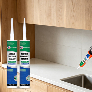 Mastic acrylique aqueux peignable à faible teneur en COV pour le remplissage des joints muraux intérieurs, le scellement des plinthes, des portes et des encadrements <span class=keywords><strong>de</strong></span> fenêtres - Product Image 5
