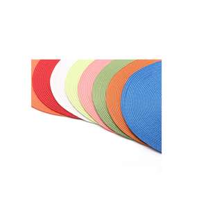 مفارش منسوجة مستديرة كروما حديثة فريدة من نوعها قابلة لإعادة الاستخدام مفارش pp طبيعية - Product Image 5