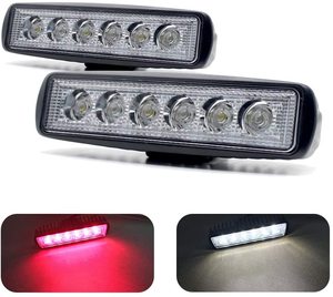 18W Dual Color LED Flood Lamp Blue-White 12V 24V <strong>DC</strong> Spreader Search Work Light for Cars Trucks Trailers SUVs Offroad Boats ATV - Product Image 4
