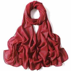 Wholesale Trendy Fashion Low Price Stylish Muslim Autumn Cotton Long Chiffon <b>Hijab</b> Scarf for Women - Product Image 4