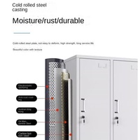 Armoire en acier moderne et simple, vestiaire pour le personnel, dortoir, casier multi-portes, salle de bain, vestiaire de gym, rangement pour vêtements, armoire à clé