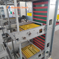 Cage à poules pondeuses automatique de type H, 3 à 8 niveaux, galvanisée à chaud, cages à poules pondeuses en batterie, équipement d'élevage avicole, garantie 1 an