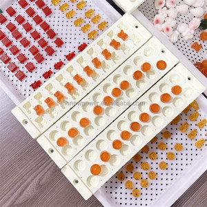 Máquina avanzada de dulces de oso gomoso de vitamina, máquina para hacer dulces de goma, máquina de depósito de dulces de gelatina de pectina - Product Image 1