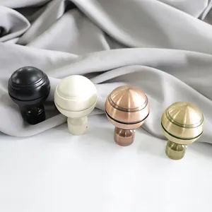 Wholesale Curtain Rod Accessories Cheap Price Single Curtain Poles And Accessories Metal Curtain Rods Set For Windows
