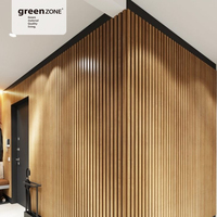 Panneau mural TV en WPC à grain de bois, décoration moderne pour l'intérieur, excellent panneau mural pour la décoration de la maison