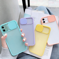 2022 de Couleur de sucrerie Souple Antichoc Couverture Arrière Camera Lens Protection Téléphone Cas sur pour l'iphone 11 Pro Max 8 7 6s Plus Xr Xs 12 Cas