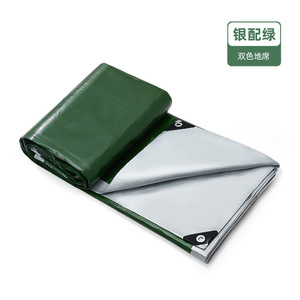 Outdoor <b>Camping</b> Moisture Proof <b>Ground</b> <b>Mat</b> Silver Green Double Side Rectangular Picnic Tent <b>Mat</b> Waterproof Wear Resistant - Product Image 1