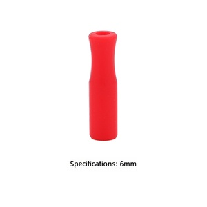 Embouts de <span class=keywords><strong>paille</strong></span> réutilisables en acier inoxydable coloré pour <span class=keywords><strong>paille</strong></span> droite et courbée - Product Image 5