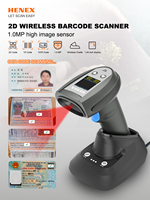 Yüksek Kaliteli 1/2D Kablolu USB 2D CMOS Barkod Okuyucu, Siyah COM Arayüzü ile Alışveriş Merkezleri ve Süpermarketler için Kullanımı Kolay