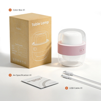 Lampe de chevet moderne et simple, rechargeable, flexible, à courant continu, lumière d'ambiance, lumière RGB, intensité réglable, portable, intérieur/extérieur, chambre à coucher