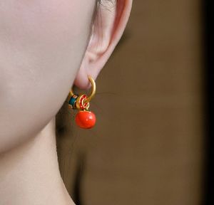 Zooying La conception de la <span class=keywords><strong>boucle</strong></span> d'<span class=keywords><strong>oreille</strong></span> laisse tomber des boucles d'oreilles de style national pétrolier et gazier - Product Image 2
