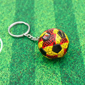Série Sport Ballon de football en caoutchouc souple Fans de football Mini pendentif de football dessin animé MESI <span class=keywords><strong>RONALDO</strong></span> Accessoires Enfants Cadeau adulte - Product Image 5