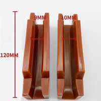 Pièces détachées pour ascenseurs : Patin de guidage d'ascenseur 120*7/9/10/16mm pour cabine et contrepoids