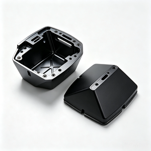 Boîtier d'équipement électronique en aluminium usiné CNC, module de capteur de type divisé personnalisé, composants de boîtier en aluminium - Product Image 1