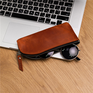 Custodia per Occhiali in Pelle Ecologica di Lusso per Uomo, Morbida Custodia Personalizzata, <span class=keywords><strong>Regalo</strong></span> per <span class=keywords><strong>Anniversario</strong></span> del <span class=keywords><strong>Fidanzato</strong></span> - Product Image 2
