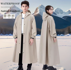 Chubasquero de tela Oxford impermeable integrado de cuerpo completo para motocicletas y bicicletas eléctricas Protección gruesa para lluvia pesada para - Product Image 3