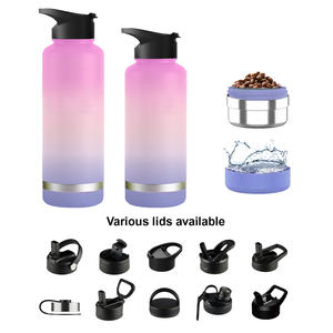 Alimentador de cuencos para perros al por mayor, <span class=keywords><strong>botella</strong></span> de agua de acero inoxidable Bailey con aislamiento al vacío de doble pared portátil de viaje de 32oz - Product Image 2