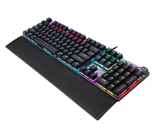 High Quality Wired 108 Keys Gaming Mechanical Keyboard Colorful Switches RGB Usb Wired Cable Gaming Keyboard