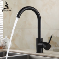 Robinet d'eau gourmet Robinets de cuisine Robinet mitigeur d'eau chaude et froide Articles sanitaires en acier inoxydable Robinet de cuisine à une poignée